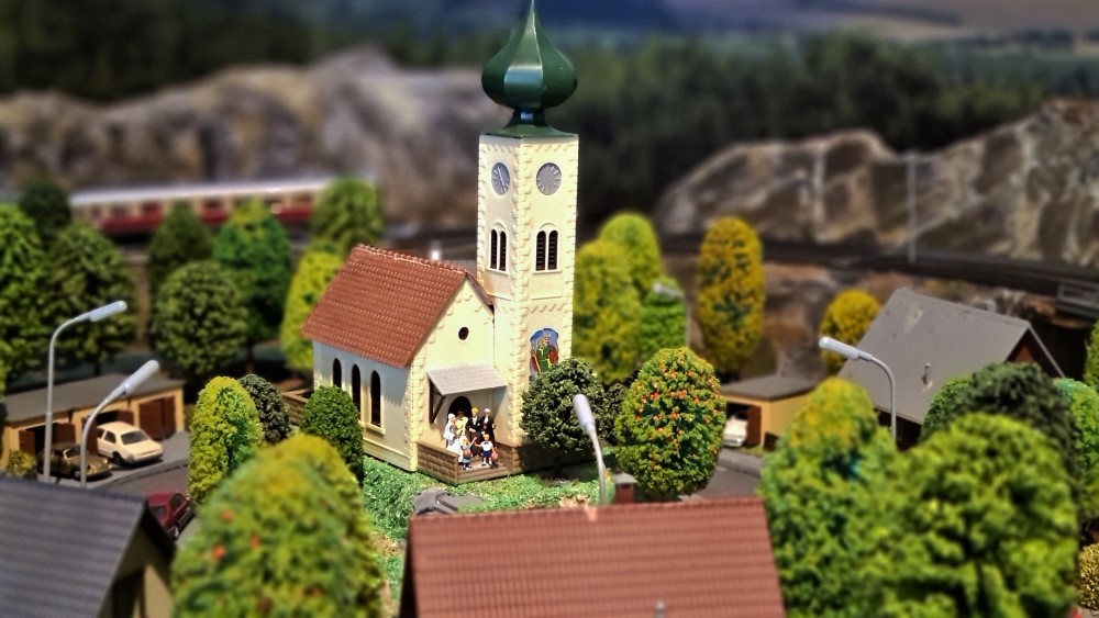 Die Kirche in der Siedlung